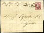 Stamp of France OBLITERATIONS ITALIENNES : 1868-71, Trois lettres 