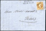 Stamp of France OBLITERATIONS ITALIENNES : 1866-71, Trois lettres 