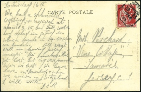Stamp of France JERSEY-FRANCE 1899-1933, Dix cartes illustrant les