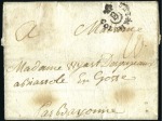 Stamp of Colonies françaises » Guadeloupe 1763-1930, 24 lettres dont 13 sans timbres, à note