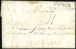 Stamp of Colonies françaises » Guadeloupe 1763-1930, 24 lettres dont 13 sans timbres, à note