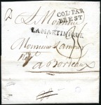 Stamp of Colonies françaises » Martinique 1732-1873, 15 lettres sans timbres dont 1732 avec 