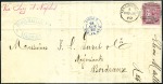 Stamp of Mauritius 1881-87, Seven covers to France with various DLR f