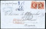 Stamp of Mauritius 1881-87, Seven covers to France with various DLR f