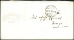 Stamp of Switzerland / Schweiz » Ganzsachen » Postanweisungen - Postkarten 1870 Amtliches Kuvert von Luzern nach Triengen