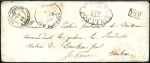 Stamp of Colonies françaises » Réunion 1846 Deux enveloppes de Pont-Scorff pour Bourbon, 