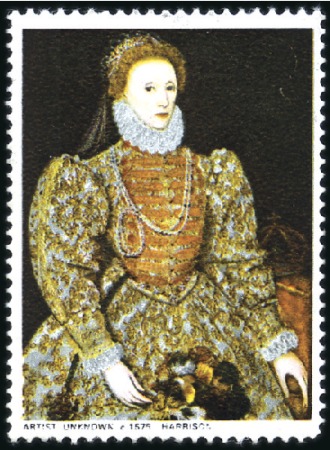 Stamp of Great Britain » Queen Elizabeth II 1967 Christmas 4d mint nh showing GOLD OMITTED, ve