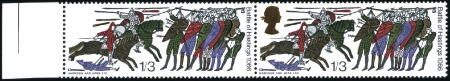 Stamp of Great Britain » Queen Elizabeth II 1966 Hastings 1s3d mint nh horizontal pair, left s