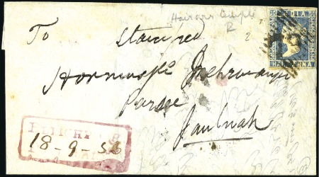 Stamp of India JC TYPE 4 & B4: Group of 18 covers and 38 stamps n