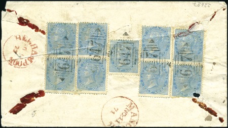 Stamp of India JC TYPE 5 NWP: Group of 15 covers and some stamps