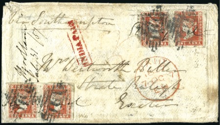 Stamp of India JC TYPE 5 NWP: Group of 17 covers neatly mounted a