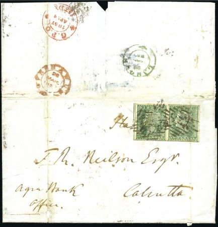 Stamp of India JC TYPE 5 (MIXED): Group of 17 covers and 9 stamps