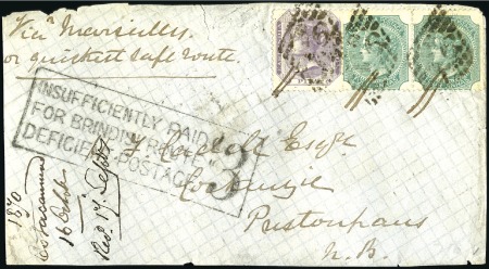 Stamp of India INSTRUCTIONAL: Group of 7 covers incl. insufficien