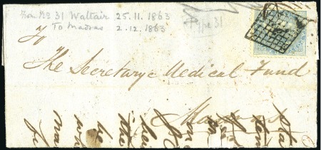 Stamp of India JC TYPE 31 (DISTRICT POST): Group of 7 covers incl