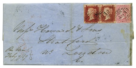 Stamp of Great Britain » British Post Offices Abroad 1859 cover from Demerara (letter inside encloses b