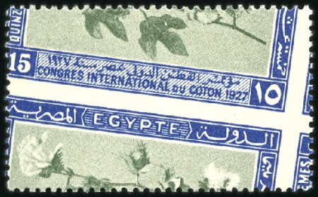 Stamp of Egypt » Commemoratives 1927 Cotton Congress set of three, mint nh with ob