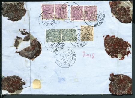 Stamp of India » Used Abroad 1891-66, Collection of covers, mint and used of In