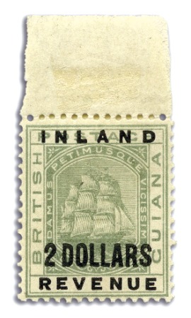Stamp of British Guiana 1888-89 "INLAND REVENUE" set of 15 to $5, mint og,