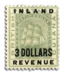 Stamp of British Guiana 1888-89 "INLAND REVENUE" set of 15 to $5, mint og,