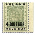 Stamp of British Guiana 1888-89 "INLAND REVENUE" set of 15 to $5, mint og,
