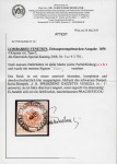 Stamp of Italian States » Lombardy Venetia Newspaper Tax Stamps 1858 4Kr red, type I, used with central and unusua