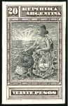 Stamp of Argentina 1858-1960 Specialized collection in album on over 