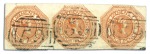 Stamp of Australia » Tasmania 1853 4d Bright Red-Orange, plate 2, earliest impre