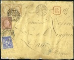 Stamp of Colonies françaises » Indochine 1866-88 Correspondance d'Armées : Lot de 17 envelo