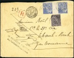 Stamp of Colonies françaises » Indochine 1866-88 Correspondance d'Armées : Lot de 17 envelo