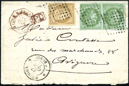 Stamp of Colonies françaises » Réunion 1872-86 Correspondance d'Armées : Lot de 4 envelop