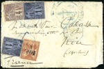 Stamp of Colonies françaises » Réunion 1872-86 Correspondance d'Armées : Lot de 4 envelop