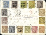 Stamp of Colonies françaises » Martinique 1869-92 Correspondance d'Armées : Lot de 8 envelop