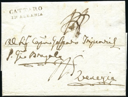 Stamp of Albania 1809 (22 May) Entire letter from Dobrota (port of