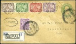 Stamp of Nepal 1920-1985, Accumulation of 90+ covers & cards, pos