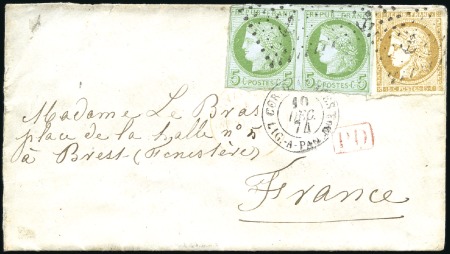 Stamp of Colonies françaises » Martinique Correspondance d'Armées : 15c Ceres petits chiffre