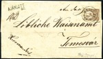 Stamp of Hungary 1871 Rare selection of litho covers & 1 front with