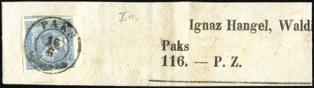 Stamp of Austria » Newspaper Stamps 1851 1851-55, Selection of 7 complete newspaper wrapper