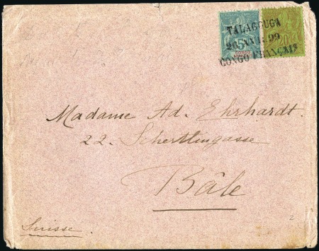 Stamp of Colonies françaises » Colonies Francaise Collections et Lots 1864-1960, Groupe de 56 lettres du CONGO FRANCAIS 