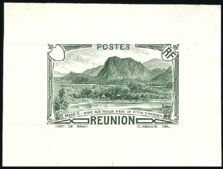 Stamp of Colonies françaises » Réunion 1939-40, Paysages, douze épreuves différentes sans