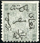 Stamp of Egypt » 1866 First Issue 5pa grey, attractive specialized group of 20 unuse