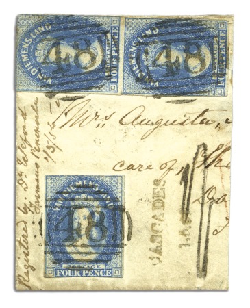 Stamp of Australia » Tasmania ONLY KNOWN CASCADES POSTMASTER HANDSTAMP

1856 (
