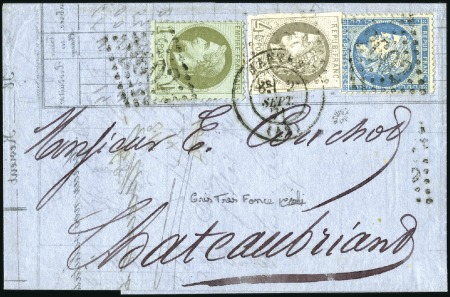 Stamp of France Affranchissement tricolore du 2 septembre 1871 sur