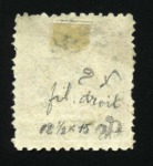 Stamp of Egypt » 1866 First Issue 5pi error with 10pi ovpt rose, unused perf. 12 1/2