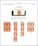 Stamp of Australia » Tasmania 1857-69 1d Carmine selection, with unused incl. bl