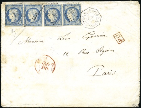 Stamp of Colonies françaises » Indochine Correspondance d'Armées : Deux paires de 20c Cérès