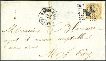 Stamp of Colonies françaises » Indochine Correspondance d'Armées : 10c Aigle, superbes marg
