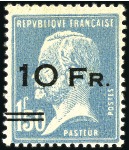 Stamp of France 1928 Ile de France 10F sur 90c, très bien centré, 