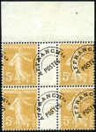 Stamp of France » Collections 1900-90, Attractif ensemble de variétés dont piqua