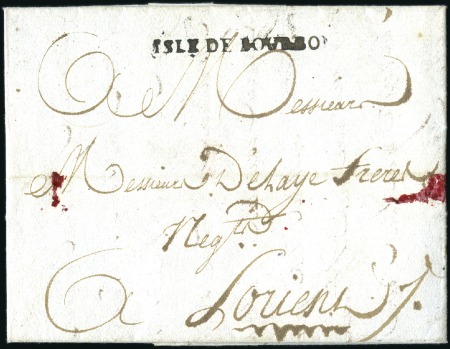 Stamp of Colonies françaises » Réunion 1787 Lettre de Port Louis, Ile de France (ile Maur