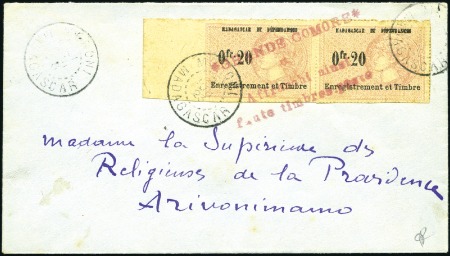 Stamp of Colonies françaises » Madagascar (Poste française) 1885-1943, Lot de lettres/cartes dont Corps Exp su